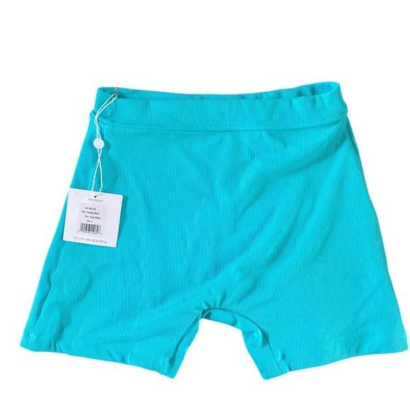 Mai Deluxe Everyday Seamless Athleisure Shorts Bali NWT High waist Ocean Ribbed - Picture 5 of 10
